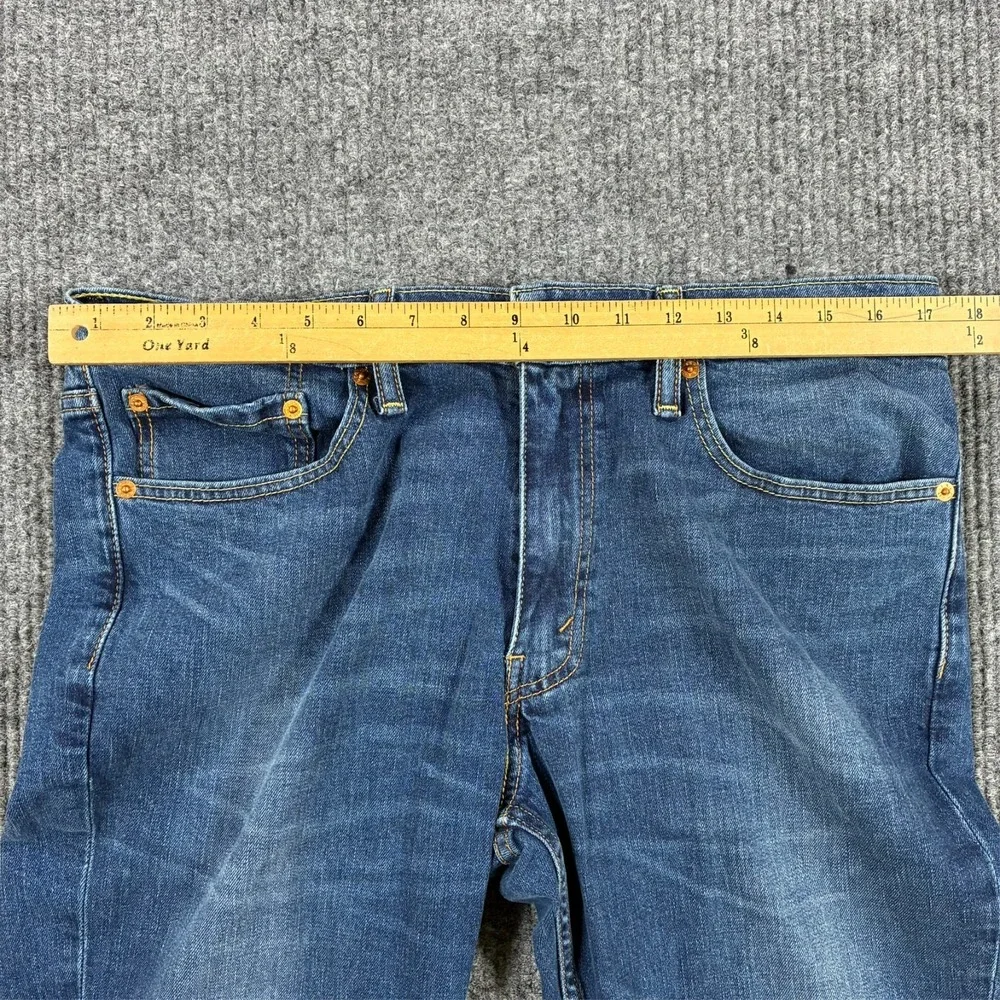 Levi's 511 Mens Straight Jeans Size 36x30 Blue Denim Stretch Mid Rise Casual
